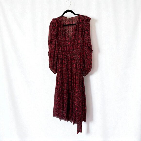 Ulla Johnson aliya dress - fuchsia Size 6 - Picture 4 of 12